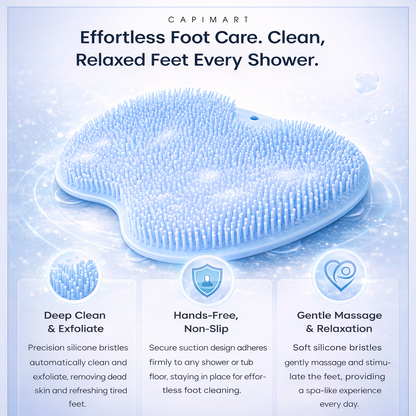 Capimart™ Foot Scrubber Shower Mat