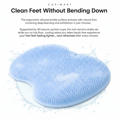 Capimart™ Foot Scrubber Shower Mat